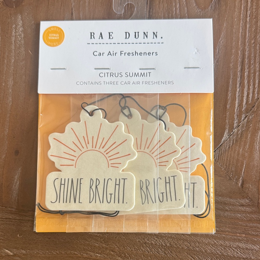 Rae Dunn Citrus Summit Air Fresheners - Cream and Orange